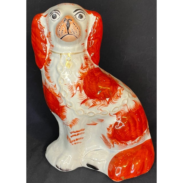 Antique Staffordshire Dog Figurine For Sale - Image 9 of 9