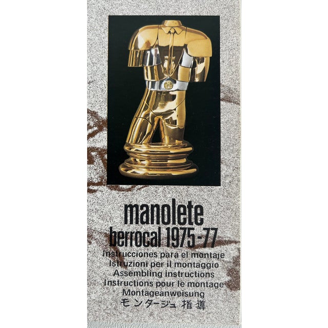20th Century Miguel Ortiz Berrocal "Manolete (Opus 155)" Artcurial Foundry #2684/10000, +Book For Sale - Image 14 of 15