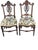 Mid-Century Modern Pair of 19th Century Rosewood Princess Chairs Heavily Carved Detail Rosewood. For Sale - Image 3 of 8
