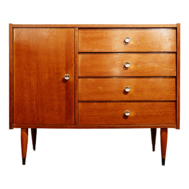 Mid-Century Wood Commode, 1960s For Sale