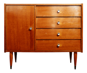 Mid-Century Wood Commode, 1960s