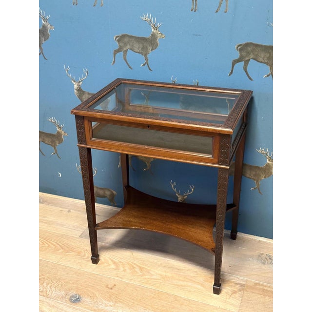 English Mahogany Jewelry Table, 1890s For Sale - Image 11 of 11