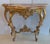 Vintage Golden Console Table For Sale - Image 4 of 7