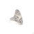 Antique design 0.87 Carat Old European Cut Diamond Gold Ring, Size 6.5 For Sale - Image 9 of 9