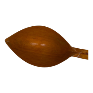 A Persian Qajar Hand Carved Wooden Sherbet Spoon. Iran, Circa 1880