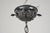 Mid 20th Century Restored Spanish Revival Wrought Iron Opalescent Glass Pendant Light For Sale - Image 10 of 12