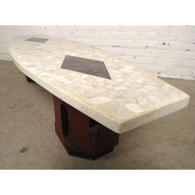 Stone Harvey Probber Terrazzo Top Table For Sale - Image 7 of 8