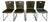 Vintage Worden Bent Plywood Stackable Chairs - Set of 4 For Sale