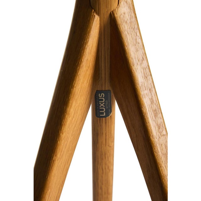 Mid-Century Giraffe Lamp in Teak by Uno & Östen Kristiansson for Luxus Vittsjö, Sweden, 1950s For Sale - Image 6 of 7