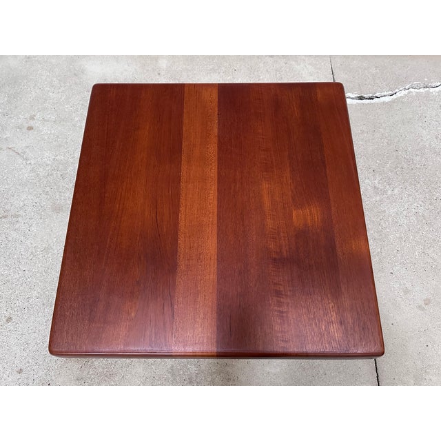 Square Coffee Table in Teakwood by Niels Bach, Denmark, 1960s For Sale - Image 4 of 18