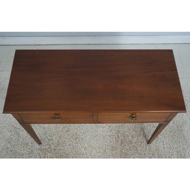 Wood Kittinger Colonial Williamsburg 2 Drawer Table For Sale - Image 7 of 18