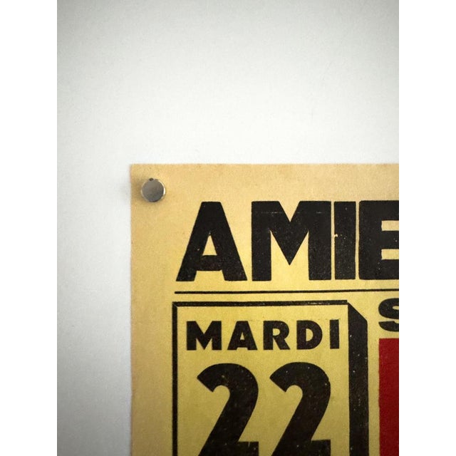 Super-Gala De Catch Amiens Wrestling Poster, 1960s For Sale - Image 6 of 9