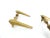 Modernist Brass Door Handles, 1950s-1960s, Set of 2 For Sale - Image 4 of 8