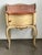 Antique French Louis XV–style chevet table with a distinctive pink marble top. Charming example of 19th-century Rococo...