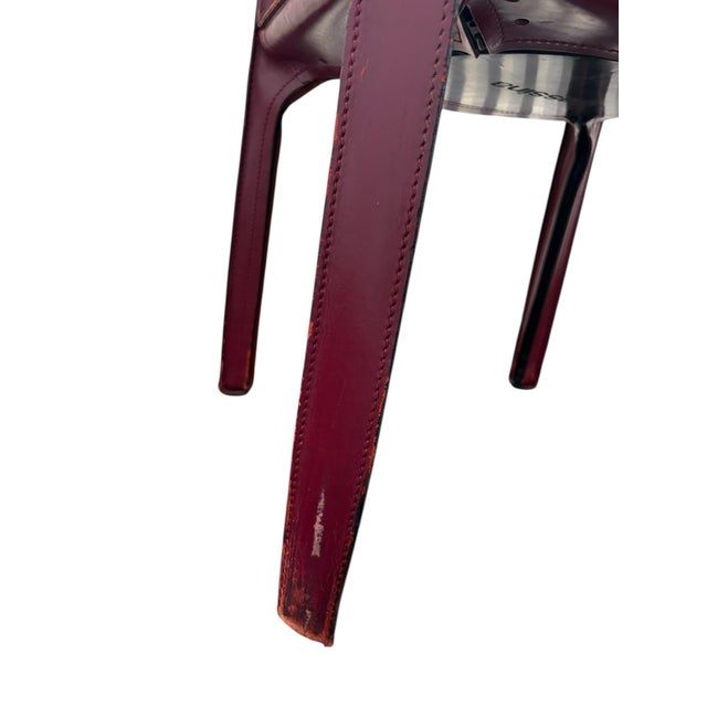 Animal Skin 1970s Cassina Cab 412 Chairs by Mario Bellini - A Pair For Sale - Image 7 of 7