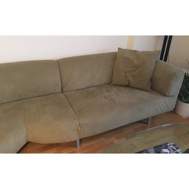 1990s Piero Lissoni for Cassina "Met" Corner Sofa Sectional - Project Piece For Sale In New York - Image 6 of 7