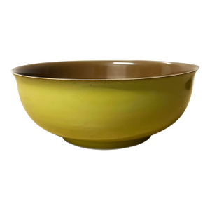 Large Chinese Two Tone Glazed Porcelain Bowl
