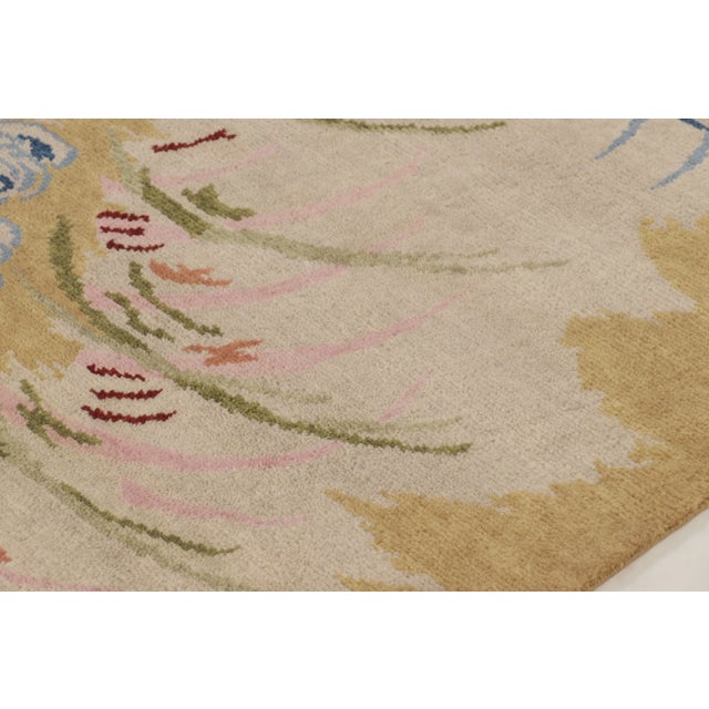 Art Deco Contemporary French Art Deco Style Abstract Wool Rug by Rug & Kilim, India For Sale - Image 3 of 10