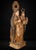 16th Century Spanish Polychrome Virgin and Child Sculpture For Sale - Image 5 of 10