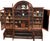 Superb monumental victorian mahogany breakfront bookcase in the lancashire gillows style made by a blain & son of...