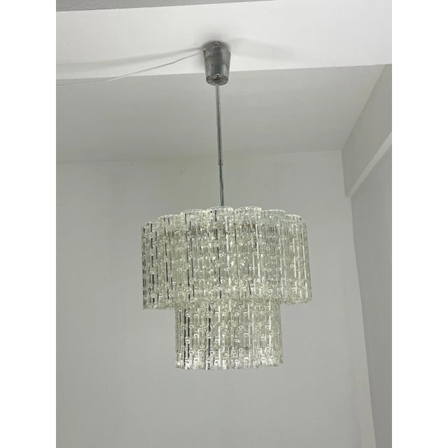 Tronchi Murano Glass Chandelier, Italy, 1960s For Sale - Image 8 of 16