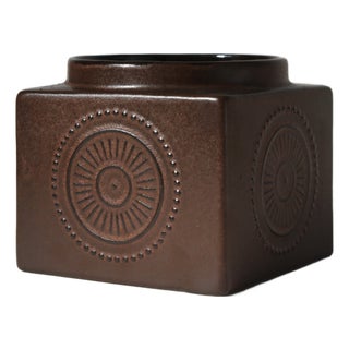 Brown Ceramic Vase by Göran Andersson for Upsala-Ekeby, 1960s For Sale