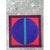 Mid 20th Century Vintage Geometric Abstract Painting on Canvas For Sale - Image 5 of 12