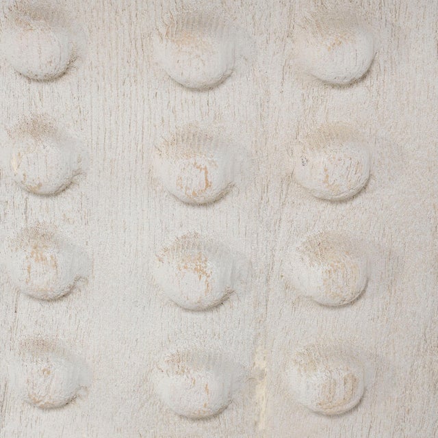Jamie Young Studded Coffee Table, White Washed Wood For Sale - Image 4 of 7