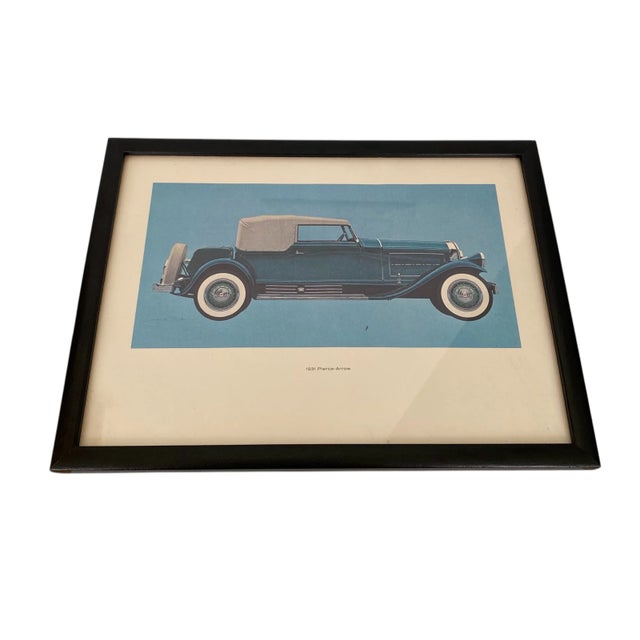Set of 3 Framed Mid Century Signed John Mills Automotive Gallery Wall Prints This unique set of three framed vintage...