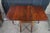 Early 20th Century Antique Country Farmhouse Cherry Dropleaf Gateleg Dining Table Console For Sale - Image 5 of 14