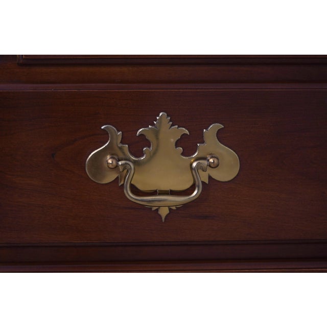 Wood Statton Cherry Secretary Desk W. Bookcase Top For Sale - Image 7 of 18
