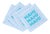 Mahj Mahj Mahj Blue Mahjong Cotton Sateen Cocktail Napkins, Set of 4 For Sale