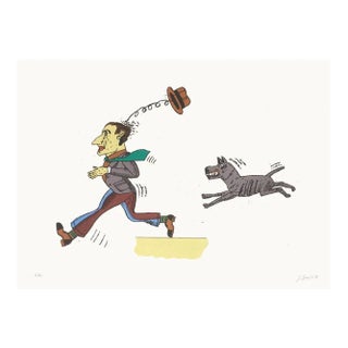 2007 Antonio Segui El Perro Loco Lithograph For Sale