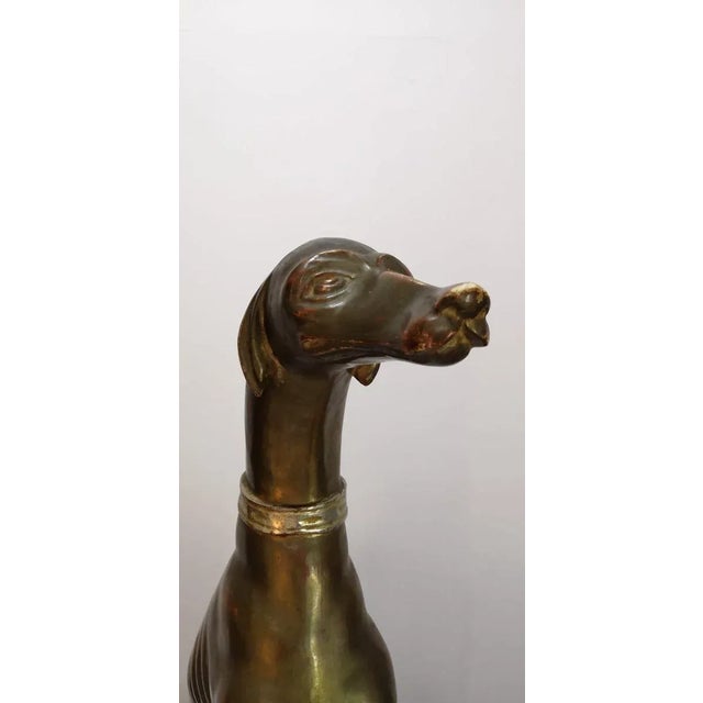 Greyhound Dog Sculpture, Italy, 1900s For Sale - Image 5 of 18