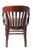 Wood Pr. Vintage Bank of England Jury Chairs by the Marble & Shattuck Furniture Company For Sale - Image 7 of 18