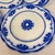 Grindley Antique Flow Blue Luncheon Plates, Lorne Clovers by Grindley - Set of 5 For Sale - Image 4 of 11