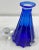 Rare Murano Glass Decanter in Cobalt Blue With Jewel-Tone StemGlasses Set, 7 PCS For Sale - Image 15 of 18