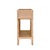 Wood Matthew Izzo Home - Gideon Natural Rattan Tow Drawer Console Table With Decorative Back For Sale - Image 7 of 8