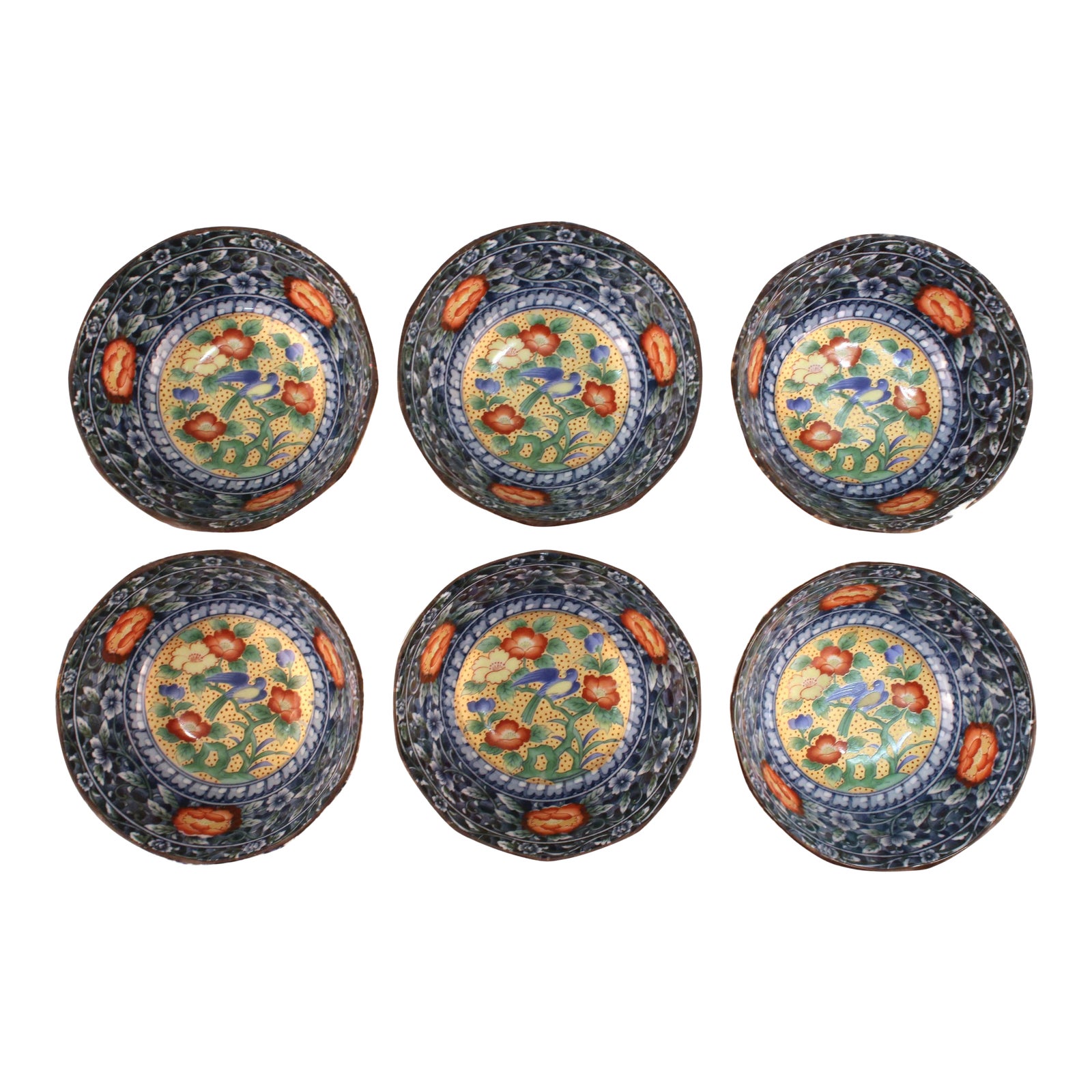 Japanese Ceramic Bowls Set of 6 Chairish