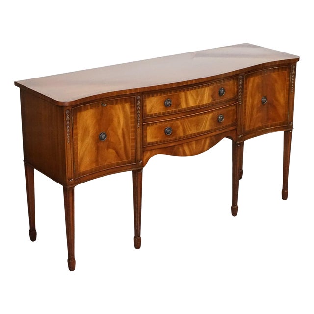 Vintage Edwardian Hardwood Sideboard Made by Jaycee Furniture For Sale