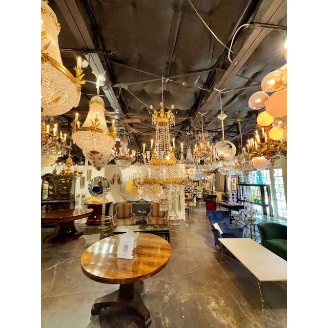 Traditional Palace Size Late 18th C. Italian Empire Chandelier For Sale - Image 3 of 6