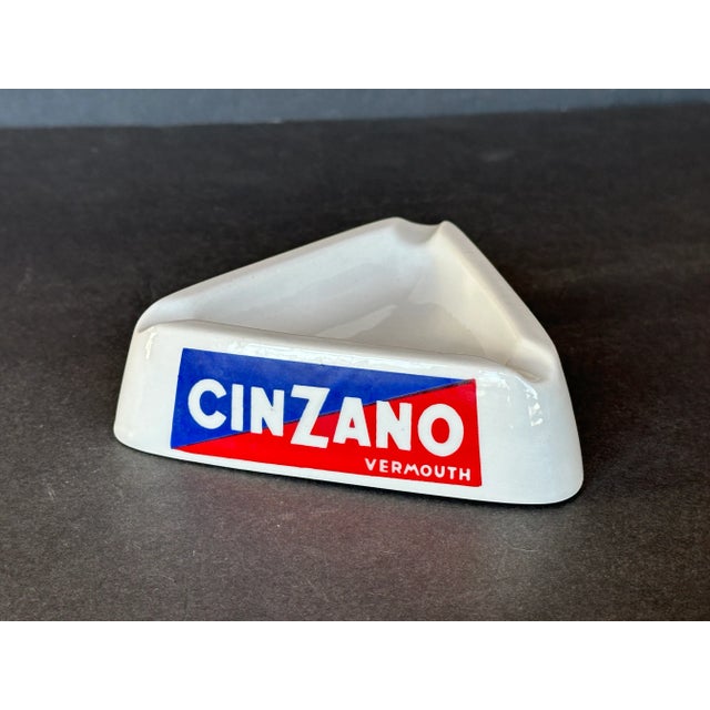 1960s Vintage Cinzano Bar Ashtray For Sale - Image 5 of 11