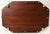 Antique English Silver and Mahogany Gallery Tray For Sale - Image 12 of 18