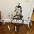 Formations Iron Chandelier for Holly Hunt For Sale - Image 9 of 12