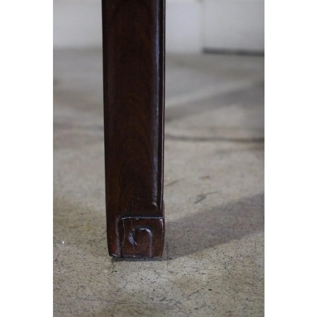 Late 20th Century Black Wood Stool For Sale In Los Angeles - Image 6 of 7