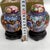 Pair of Vintage Cloisonné Enamel Lidded Jars – Butterfly & Floral Motif, With Original Box For Sale - Image 9 of 9