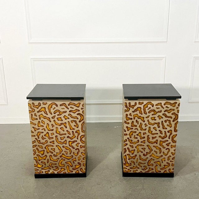 Contemporary Organic Modern Oversized Lamps or Lighted Tables - A Pair For Sale - Image 3 of 10