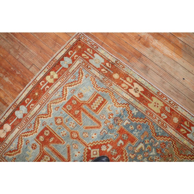 Quirky Antique Persian Bidjar Rug For Sale - Image 11 of 18