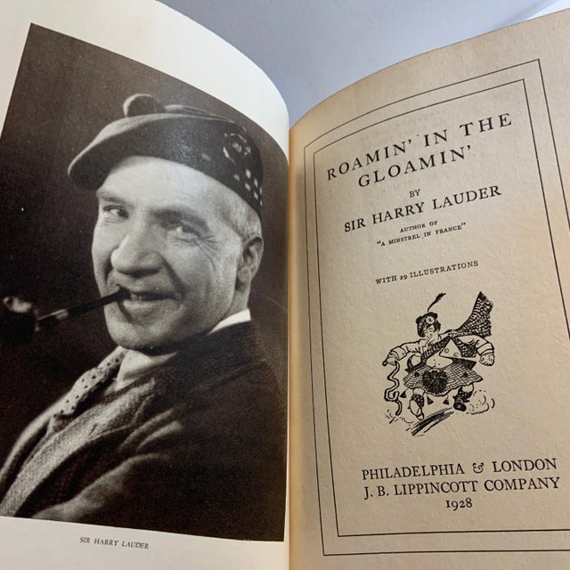 Illustration 1928 Roamin' in the Gloamin' Sir Harry Lauder Book For Sale - Image 3 of 10