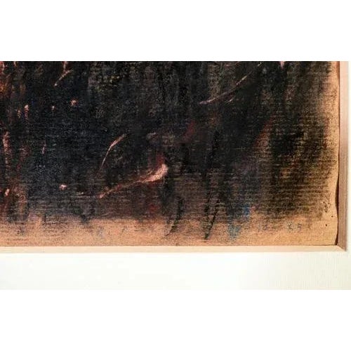 Adriano Parisot, Abstract Composition, 1985, Painting on Paper, Framed For Sale - Image 4 of 5